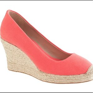 J.Crew Seville Neon Pink Espadrilles Size 8